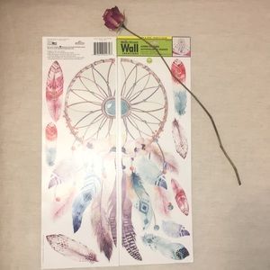 Jumbo wall decal 18”x12” boho dream catcher!